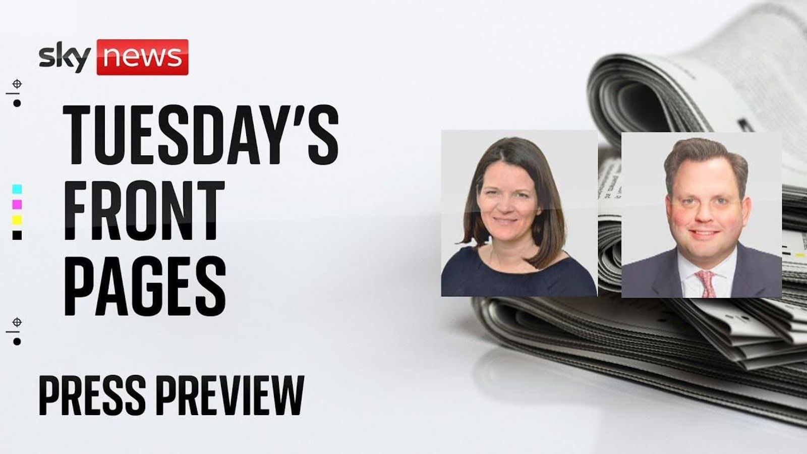 Press Preview: Tuesday's Papers | News UK Video News | Sky News