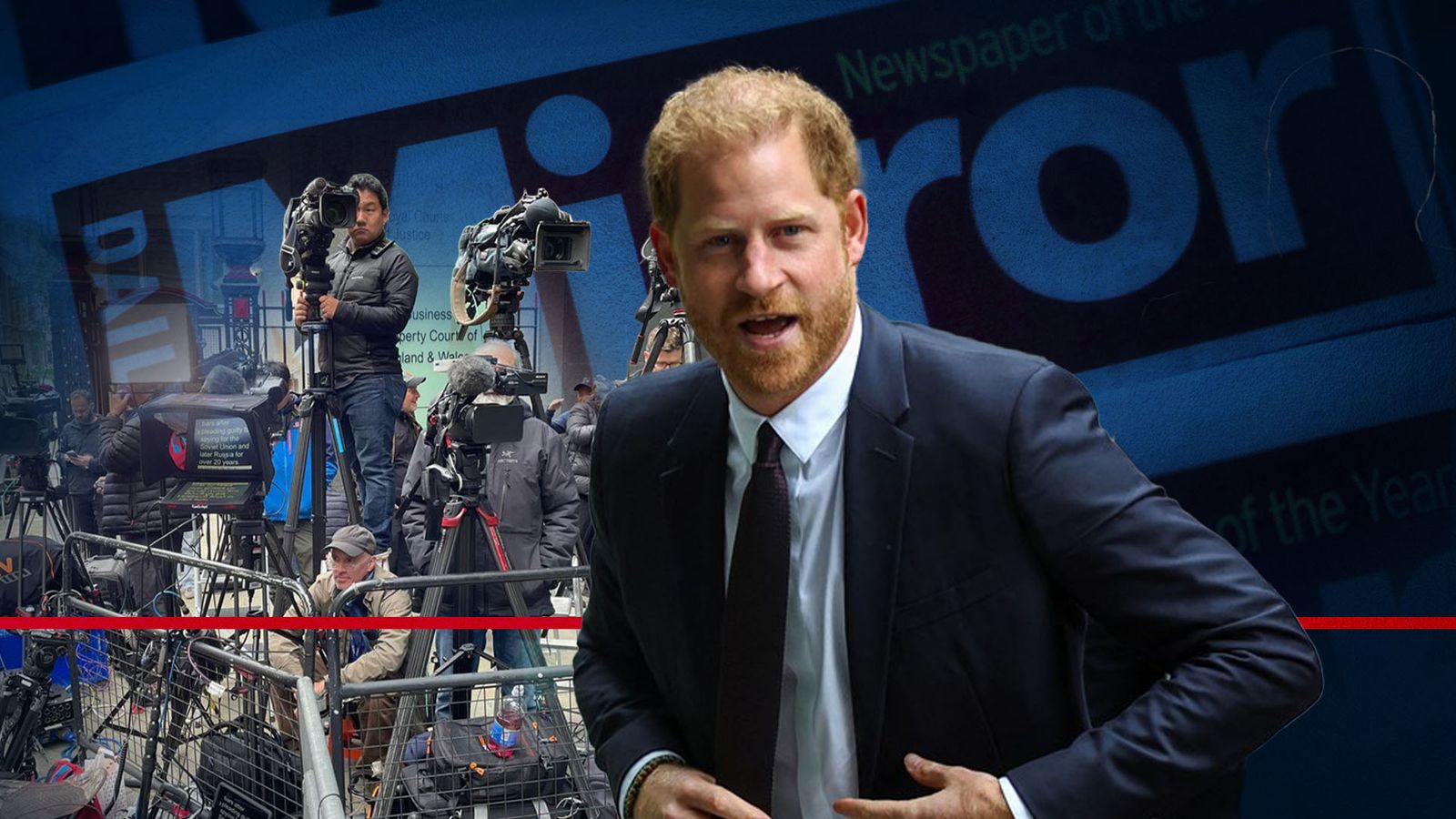 The key people named in Prince Harry's witness statement
