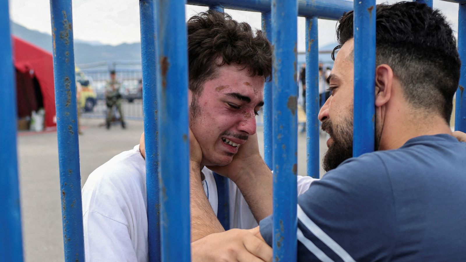 Greece migrant boat disaster survivor has emotional reunion with brother