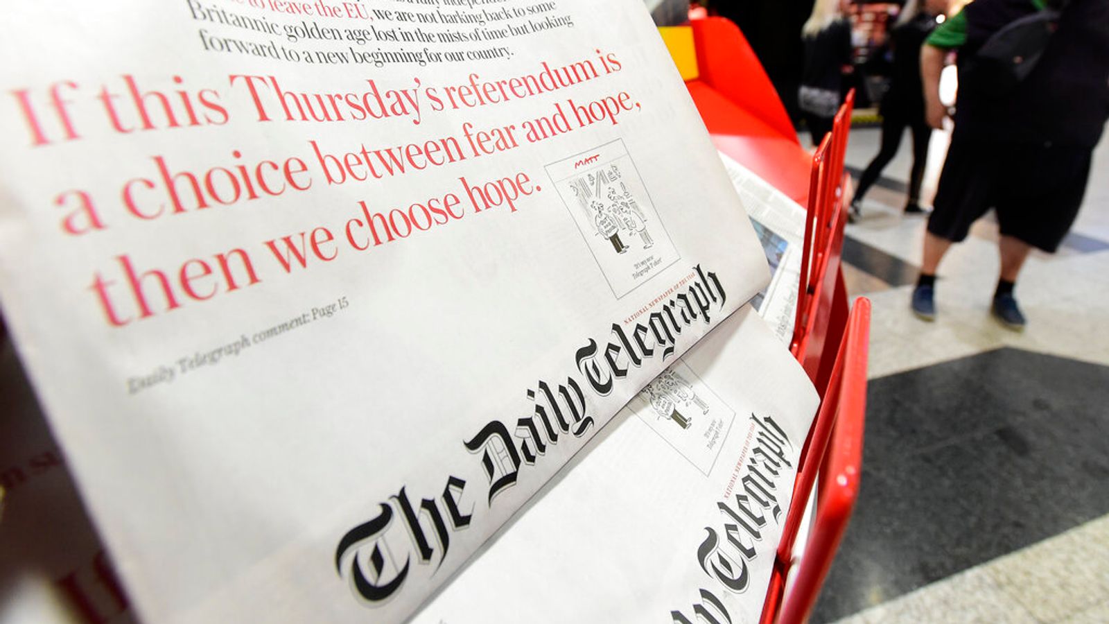 Telegraph owner tables last-ditch bid to keep control of newspapers