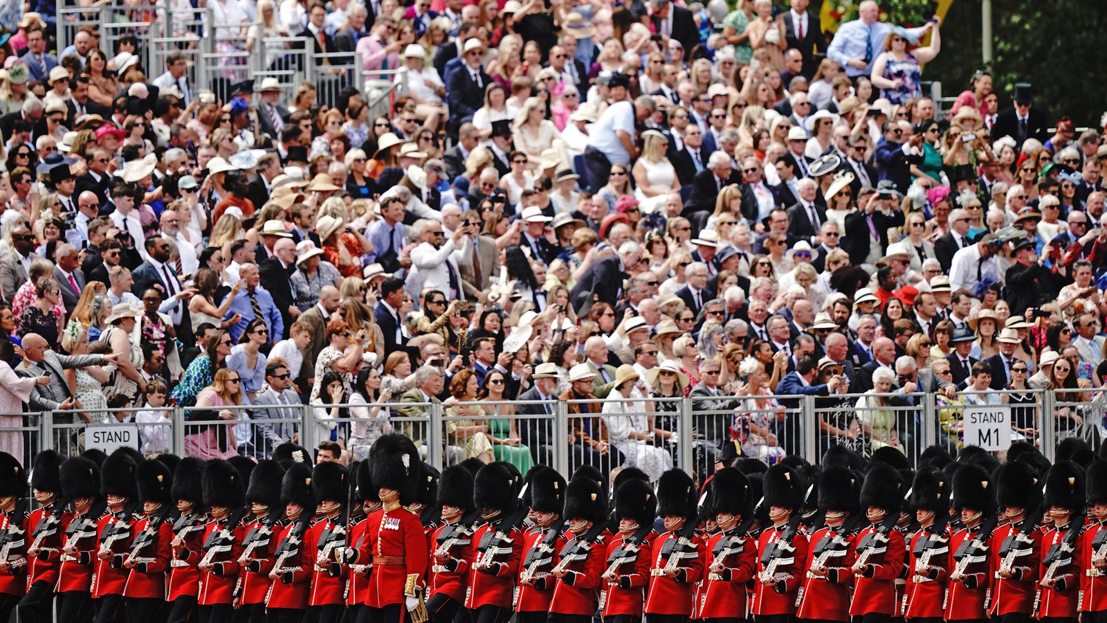 Trooping the Colour: King joined by royals for his first Trooping the ...
