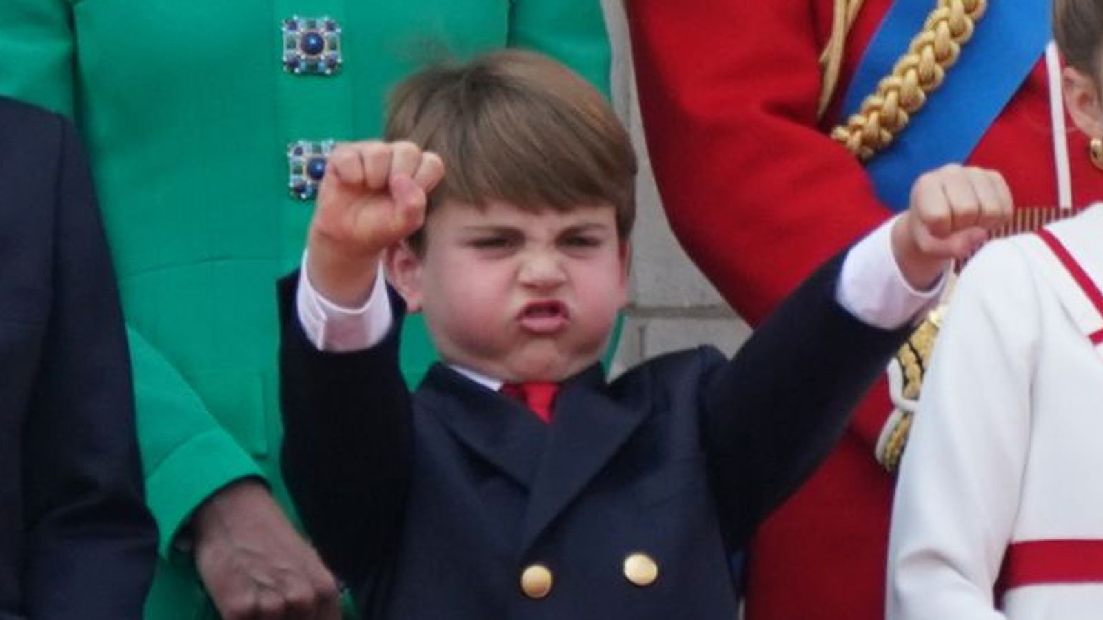 The many faces of Prince Louis at Trooping the Colour