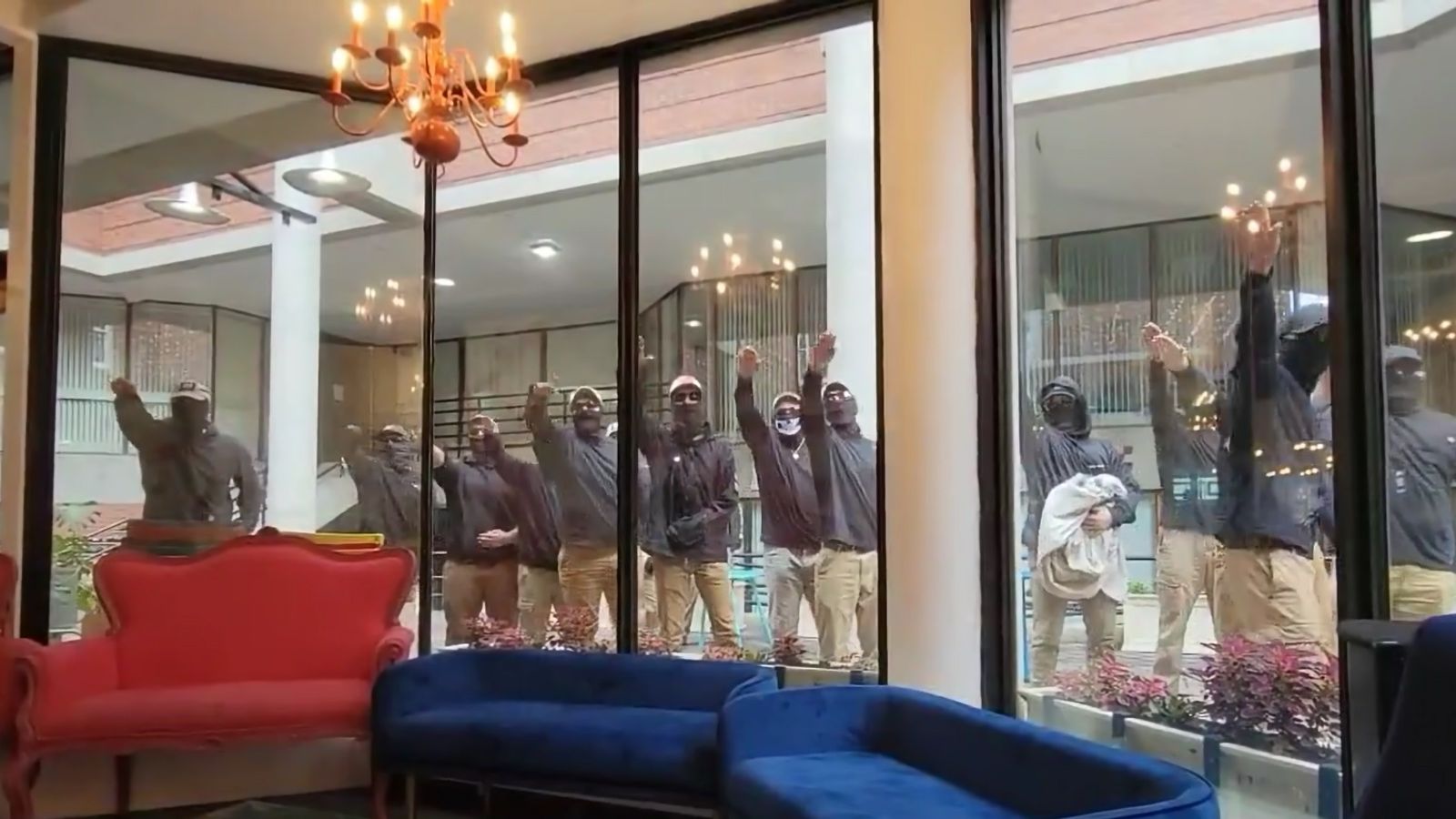 Neo-Nazi group disrupts drag story hour for youngsters in New Hampshire Neo-Nazi group disrupts drag story hour for youngsters in New Hampshire