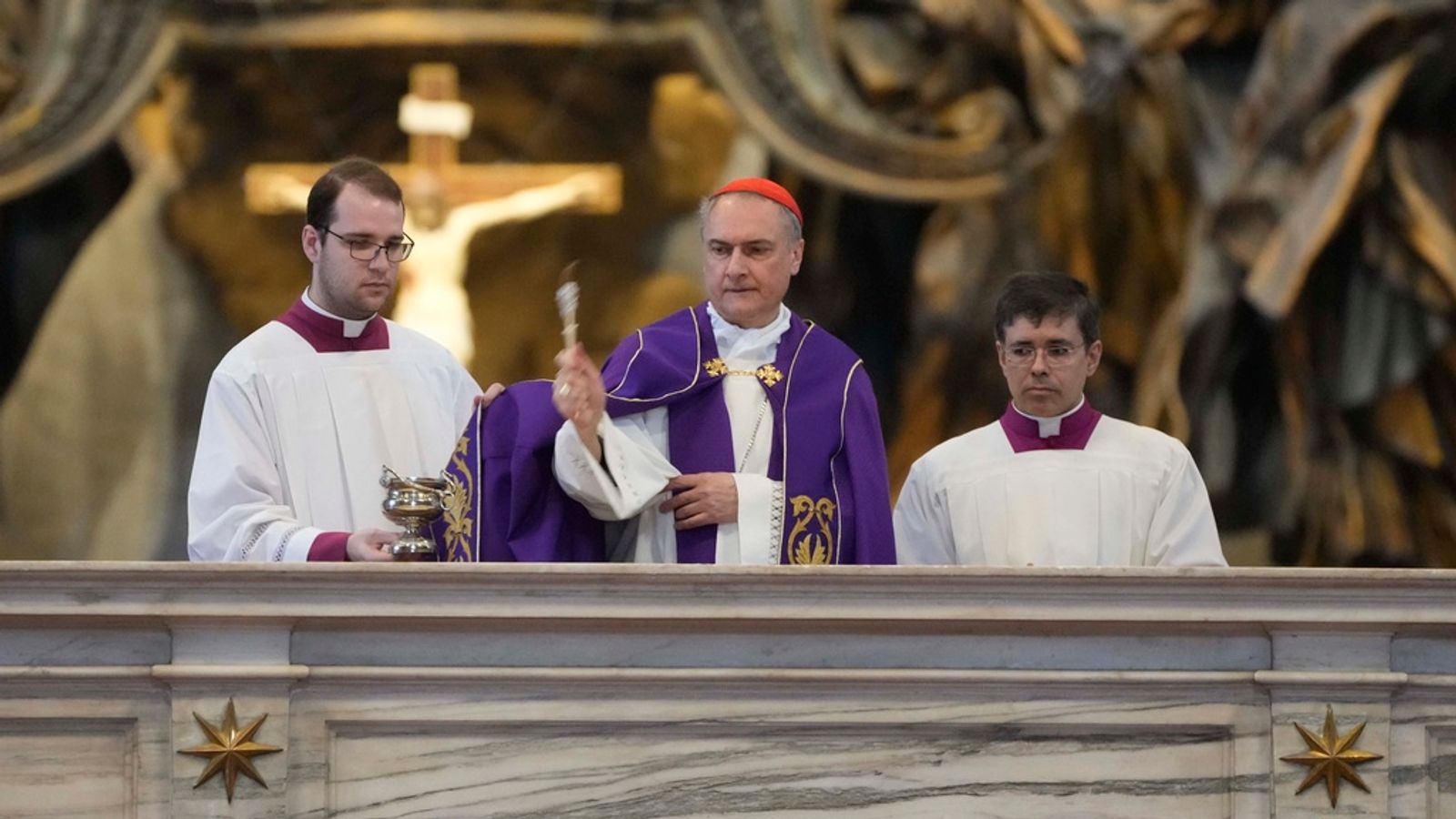 Vatican altar purified after naked man protested Ukraine war