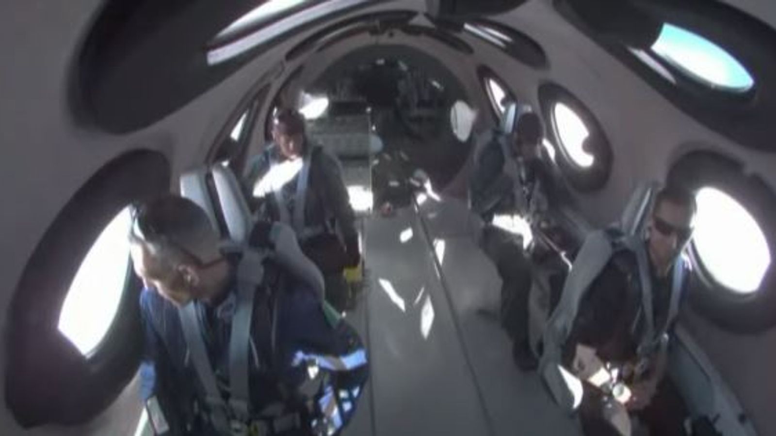 Watch as Virgin Galactic launches its first industrial flight into area