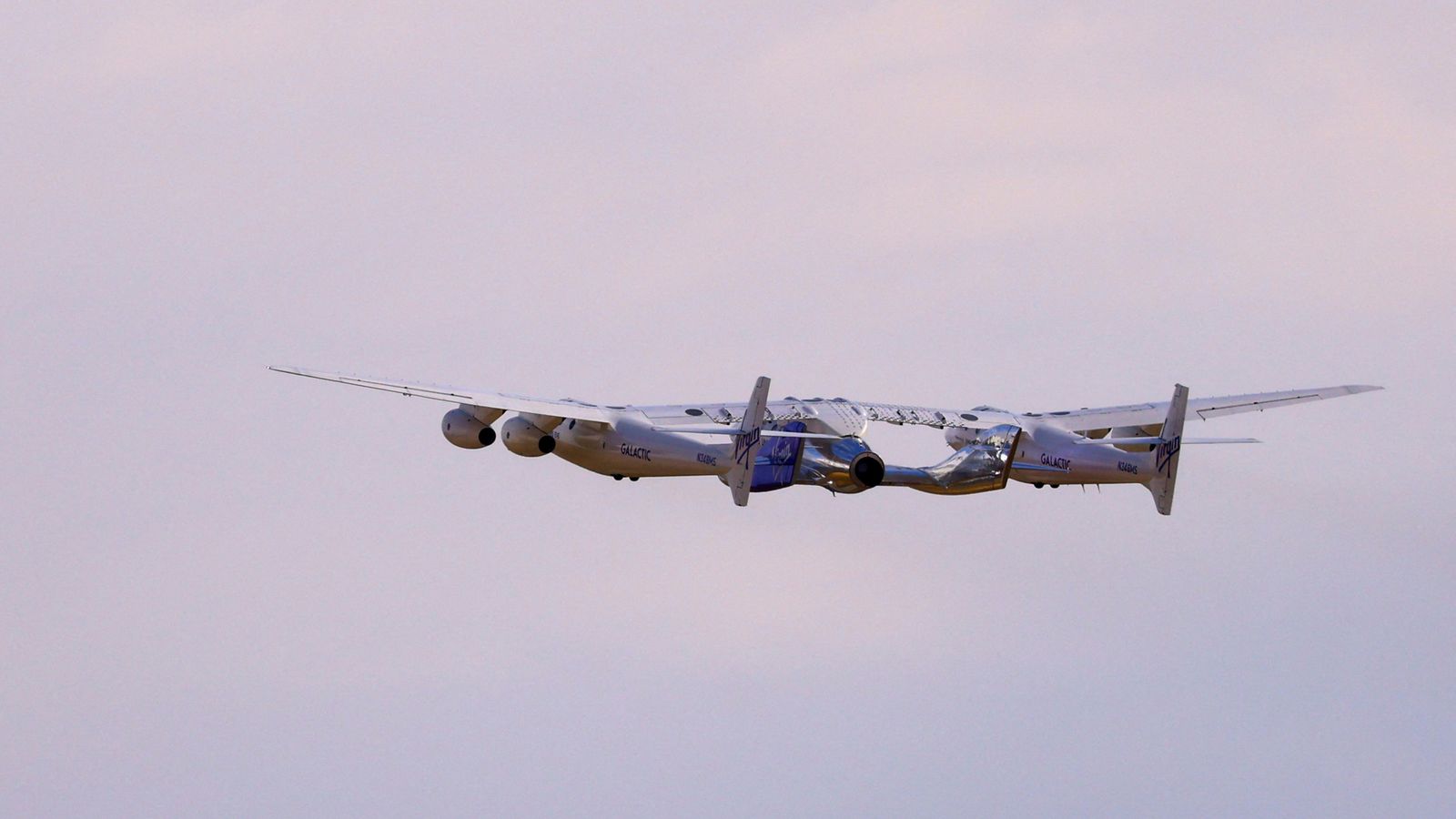 Watch as Virgin Galactic launches first industrial flight into house