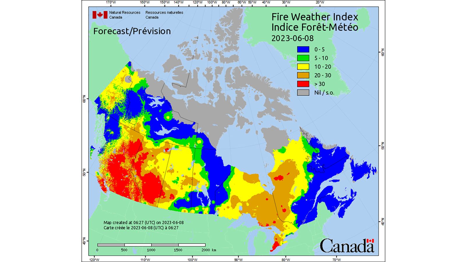 Canada set for worst year on record for its outofcontrol wildfires