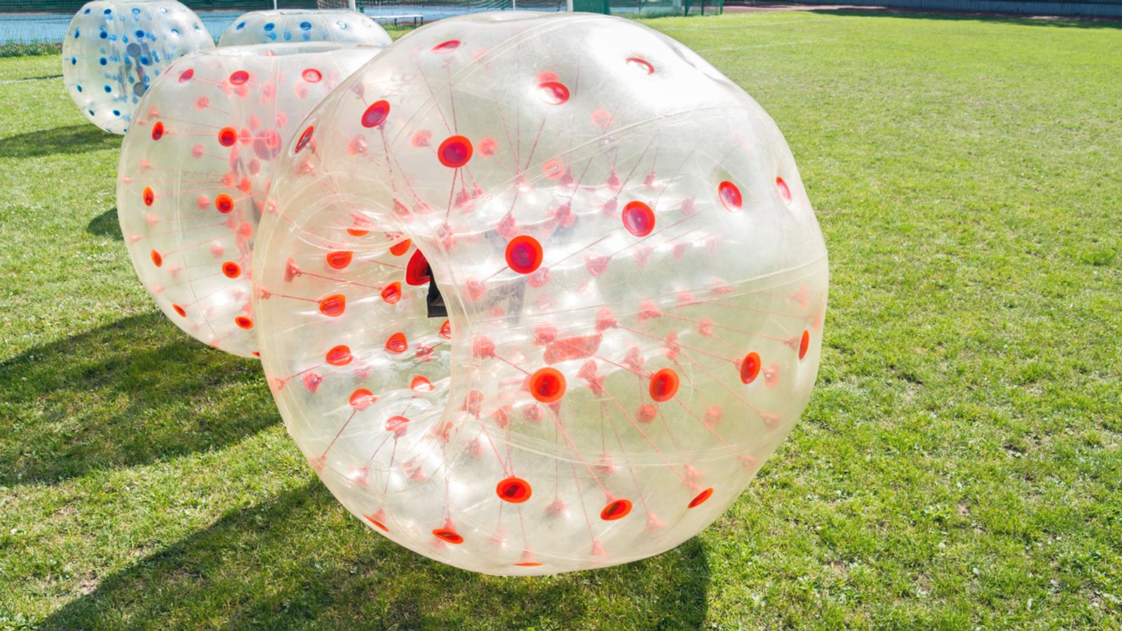 Boy, 9, seriously injured after inflatable zorb ball blown off pool in Southport park