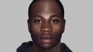 Detectives have issued an e-fit image as part of their investigation to identify the man. Pic: Sussex Police