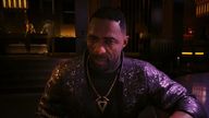 Idris Elba trong Cyberpunk 2077: Phantom Liberty.  Ảnh: CD Projekt Red/YouTube