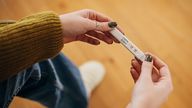 A positive pregnancy test