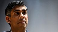 Britain&#39;s Prime Minister Rishi Sunak looks on during the London Defence Conference, at King&#39;s College, in London, Britain May 23, 2023. Ben Stansall/Pool via REUTERS