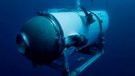 Titan submersible in June 2021. File pic: OceanGate Expeditions via AP.