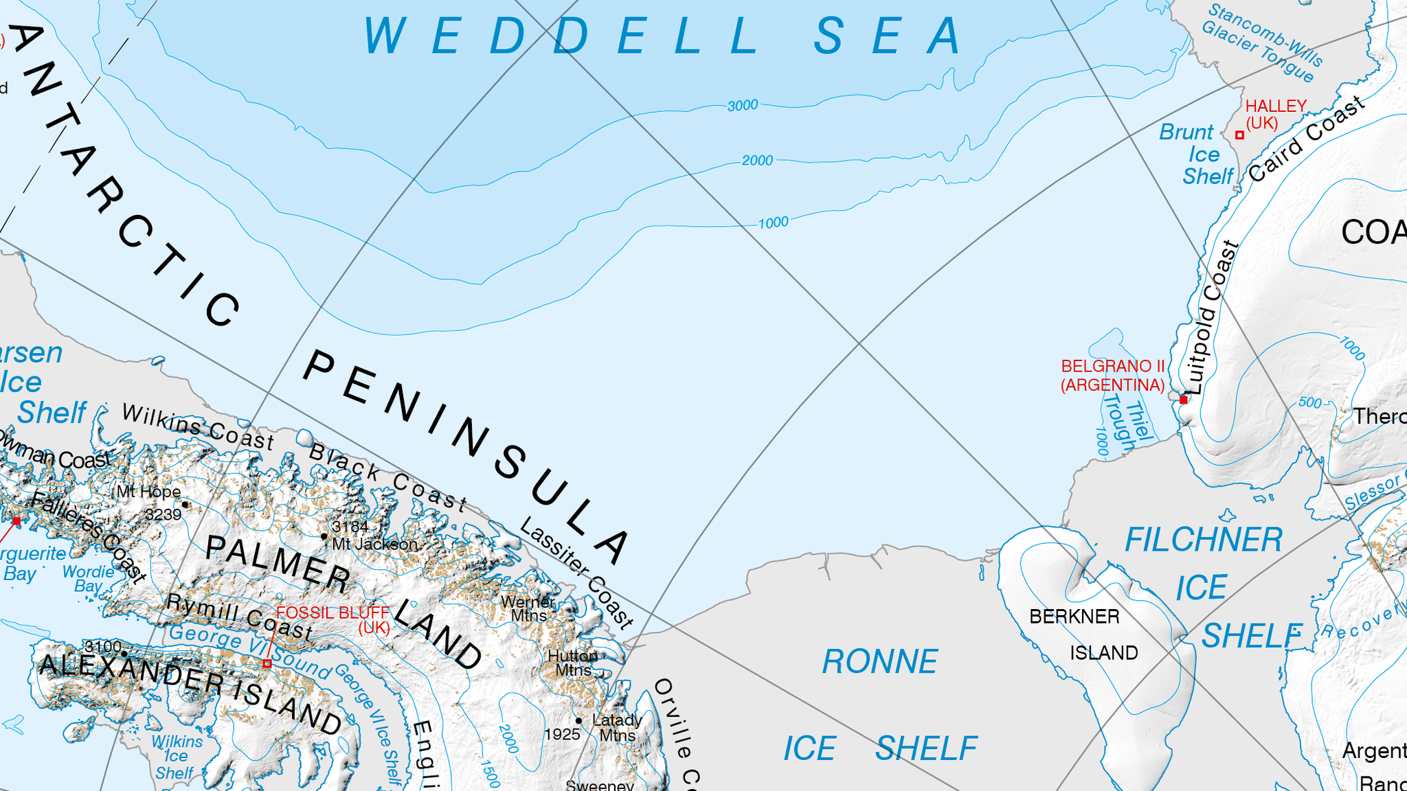 Dramatic changes to polar ice caps revealed on new map of Arctic and