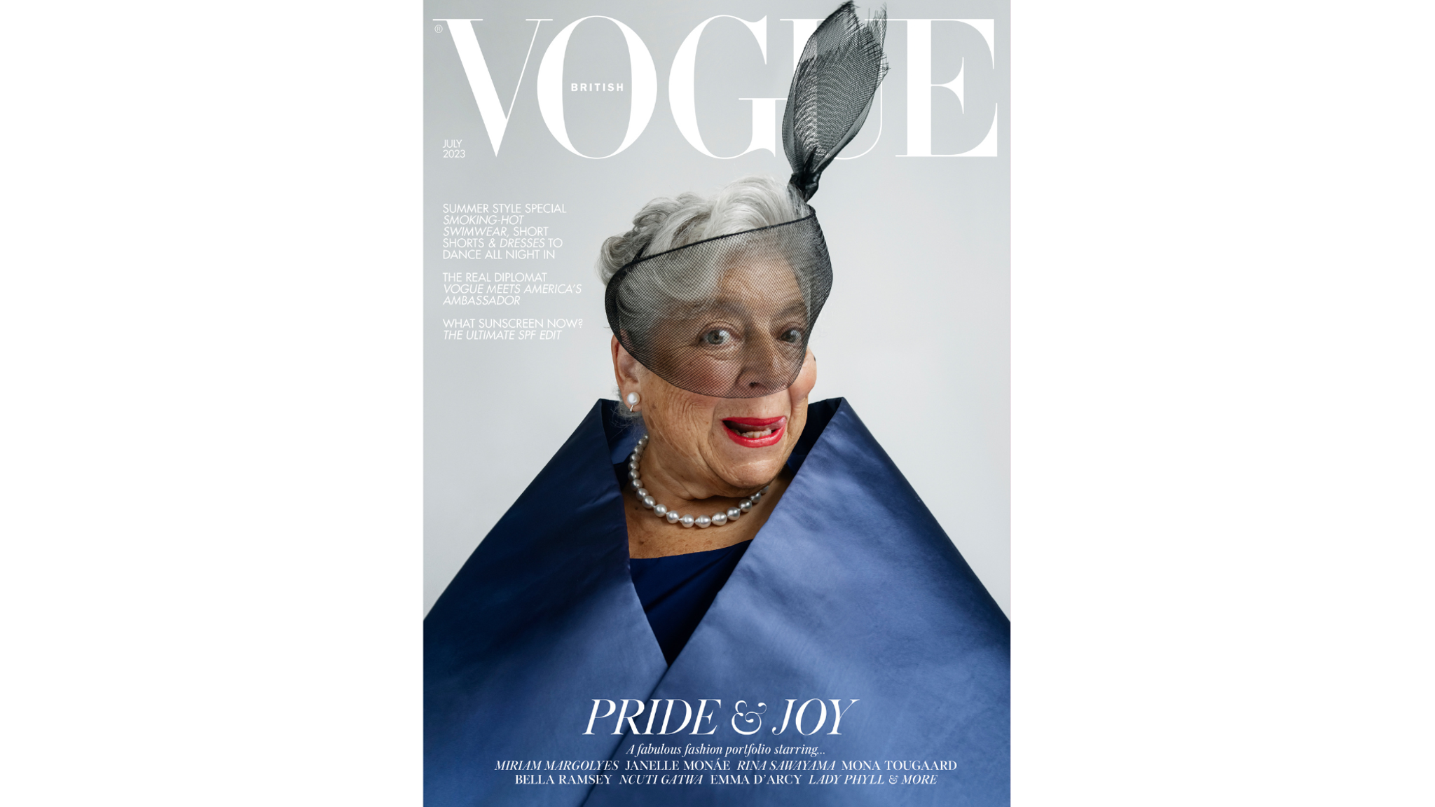 Pioneering actress Miriam Margolyes makes British Vogue cover debut ...