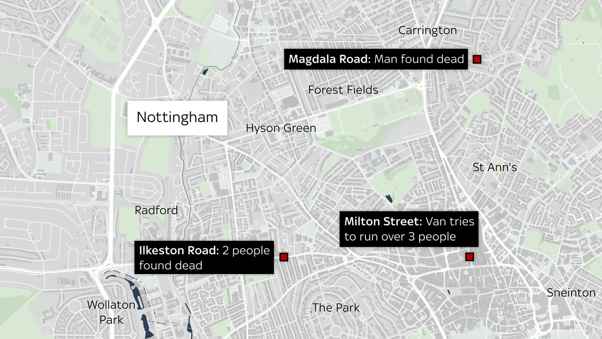 Nottingham attacks Victims' families tell vigil crowd to 'hold no hate