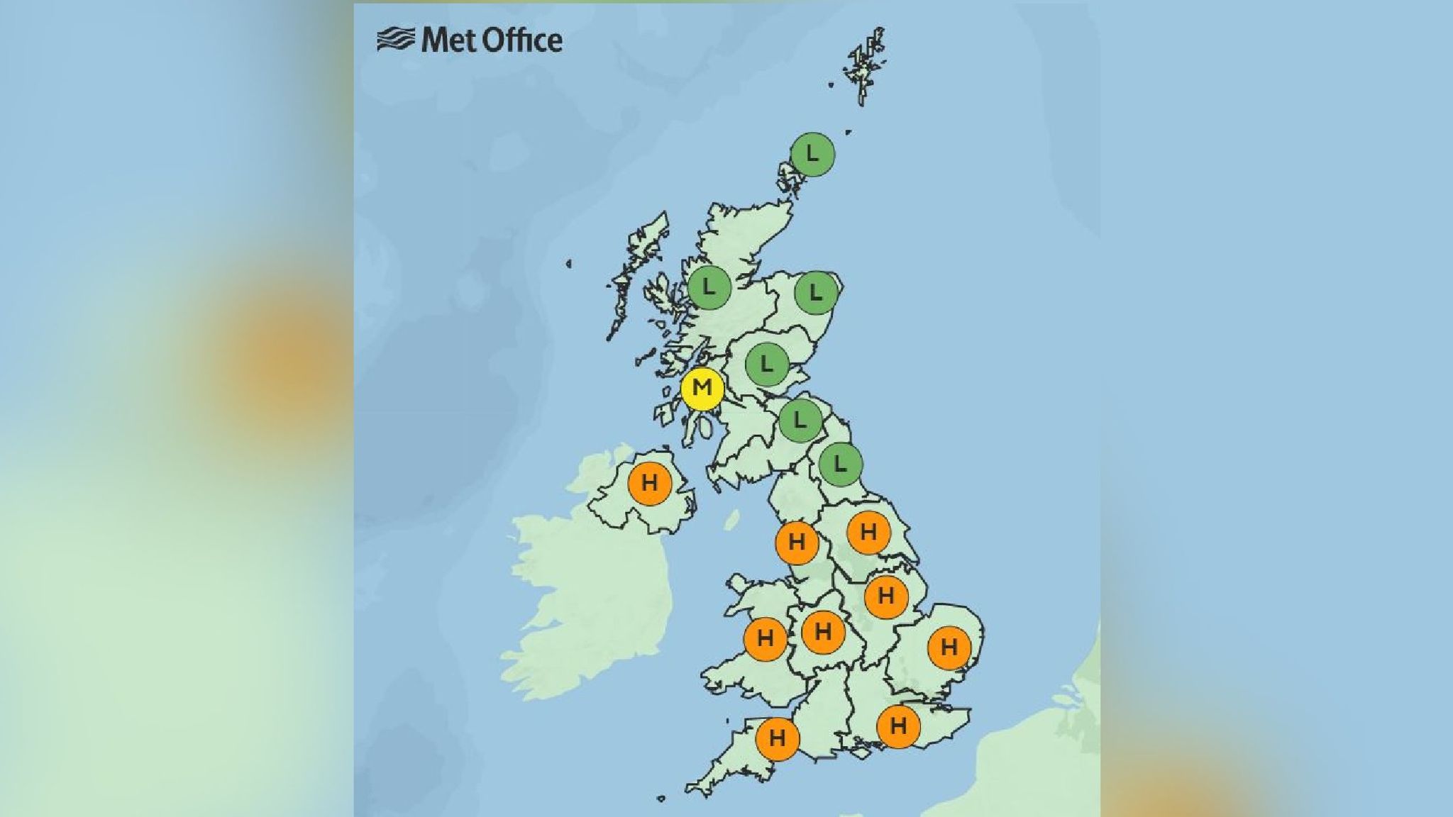 Hay fever sufferers warned as high pollen levels forecast but which
