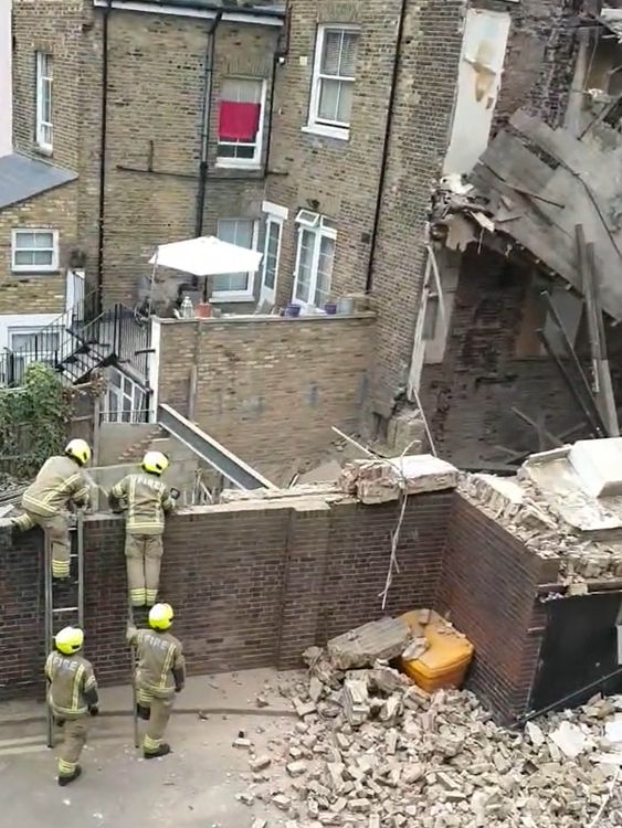 ‘Like an earthquake’: Three-storey house collapses in Hackney | UK News