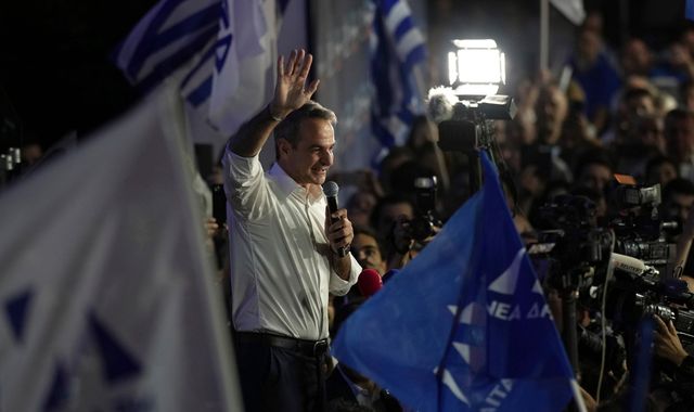 Greece election: Conservative prime minister Kyriakos Mitsotakis wins another four... - Vimarsana News