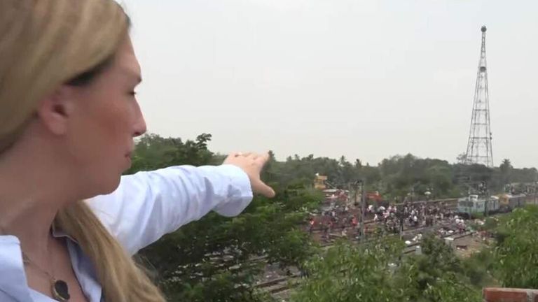 Cordy Lynch at India train crash