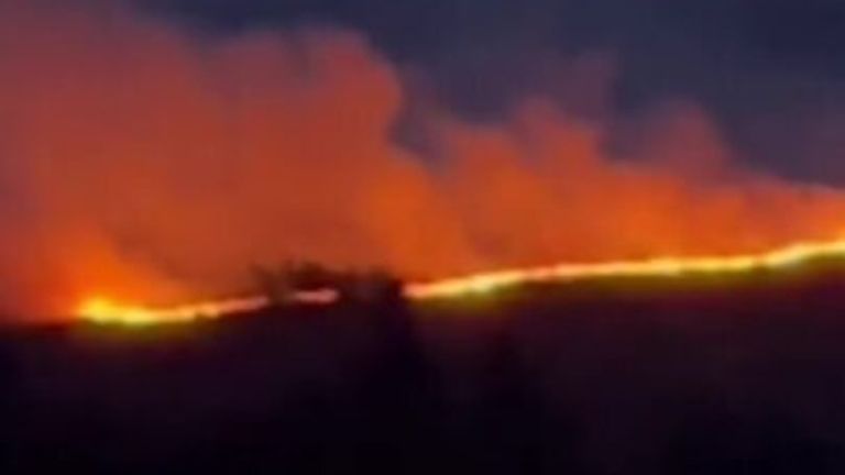 Highlands wildfire 