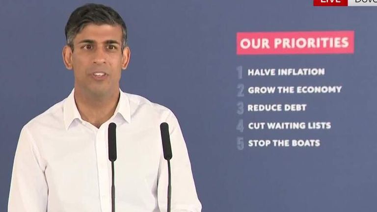 Rishi Sunak Says Immigration Plan Is Working News Uk Video News Sky News 6273