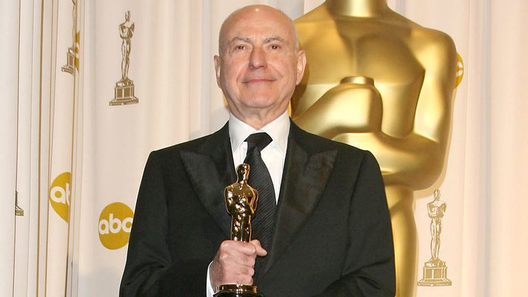 .Arkin with his Oscar in 2007