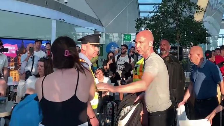 English referee Anthony Taylor and his family were harassed by a group of fans at Budapest Airport
