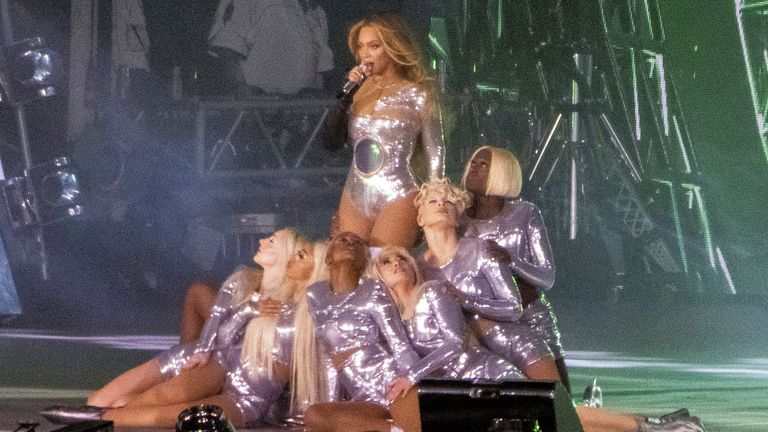Beyonce Performs In Stockholm During Opening Night Of Renaissance World Tour 
Pic:AP