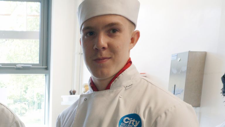 Joe was training to be a chef at City College Southampton Pic: City College Southampton