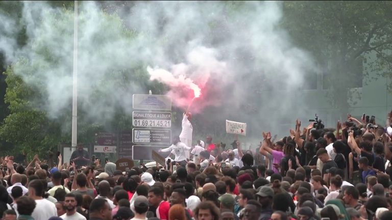 Protests in Paris