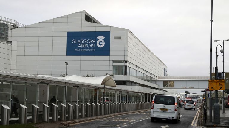 General view of Glasgow Airport