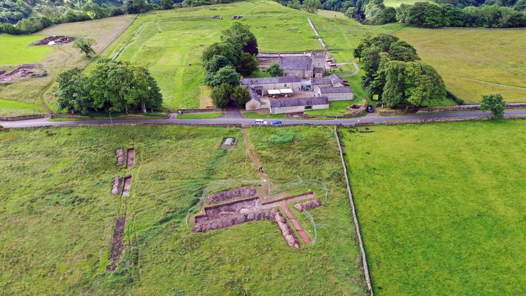 The biggest archaeological dig on a section of Hadrian&#39;s Wall since the 1990s is continuing and experts hope it will reveal more secrets of life on a northern outpost of the Roman Empire.