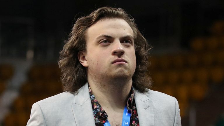 Chess - FIDE World Rapid and Blitz Championships 2022 - Blitz Open - Almaty, Kazakhstan - December 30, 2022. Hans Niemann of the U.S. REUTERS/Pavel Mikheyev
