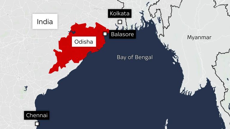 Olay, Odisha eyaletinin Balasore semtinde meydana geldi.
