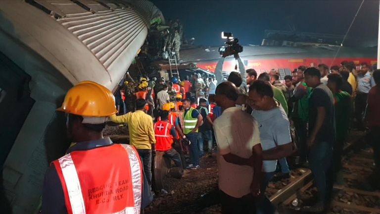 India train crash
