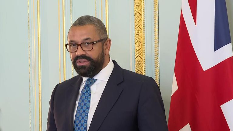 Foreign Secretary James Cleverly has pledged to help rebuild Ukraine with the help of private sector investment