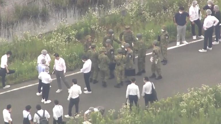 Soldier in Japan is arrested on suspicion of shooting three colleagues
