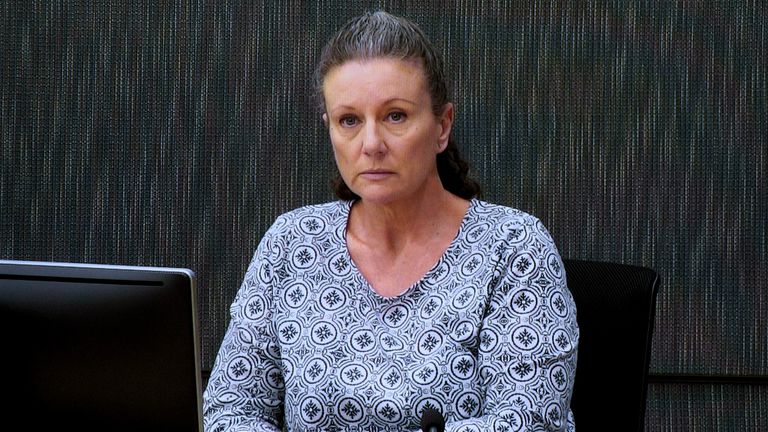 Kathleen Folbigg in court in 2019. Pic: AP