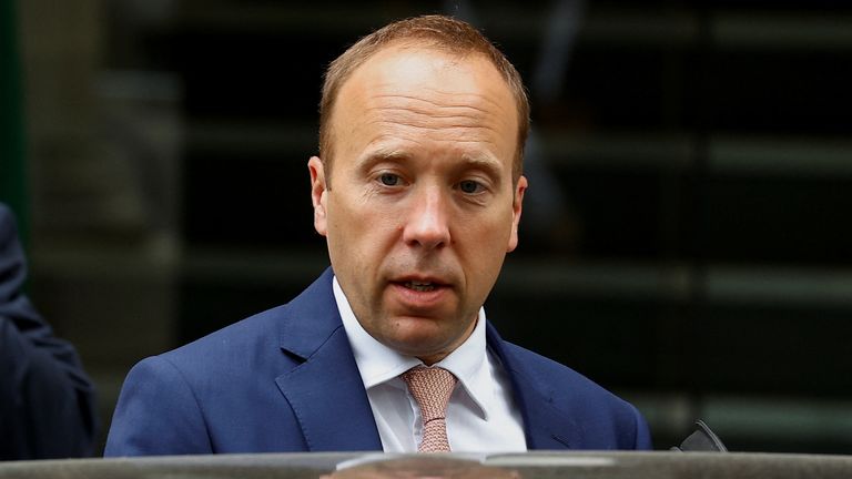 PREVIEW

XML
Former British Health Secretary Matt Hancock leaves after testifying at the COVID-19 Inquiry, in London, Britain, June 27, 2023 REUTERS/Peter Nicholls