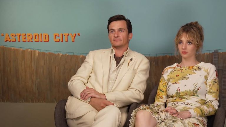 Rupert Friend and Maya Hawke for Asteroid City