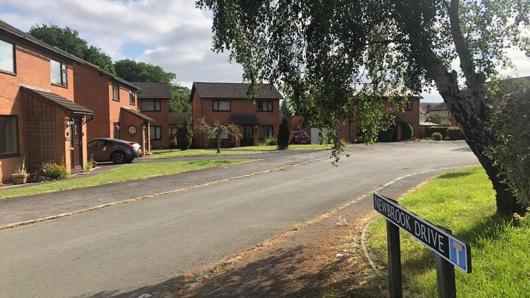 Newbrook Drive, Bayston Hill, Shrewsbury, Shropshire, where a man and woman have been found dead in a shed in after officers responded to calls about concerns for the welfare of two people at an address. Picture date: Friday June 2, 2023.