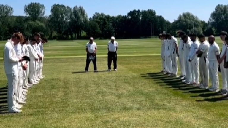 Nottingham cricket club pay tribute
