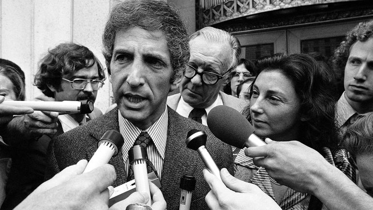 Daniel Ellsberg in 1973. Pic: AP