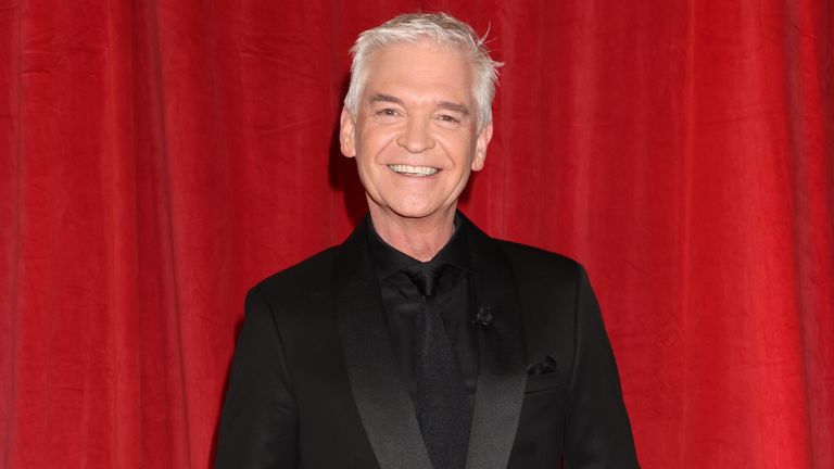 Phillip Schofield attends the British Soap Awards 2022 in London