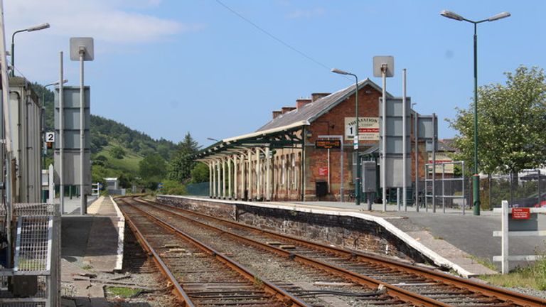 Porthmadog station in Gwynedd. Pic: British Transport Police