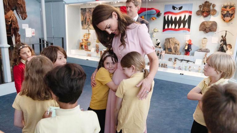 Princess of Wales hugs children on tour of newly-reopened Young V&A museum - Vimarsana News