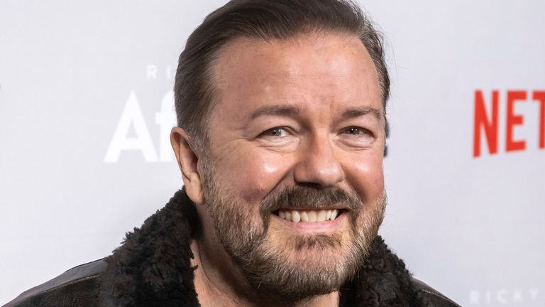 Ricky Gervais. Pic: Charles Sykes/Invision/AP