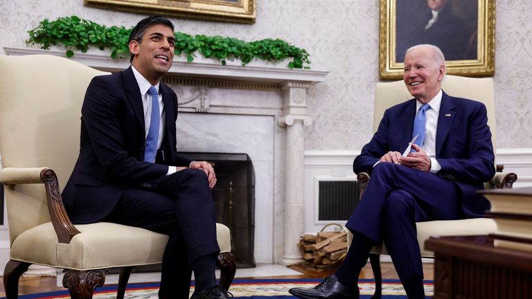 Rishi Sunak and Joe Biden