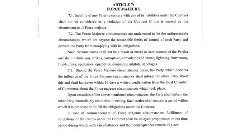 Russia Iran contract PAGE 7